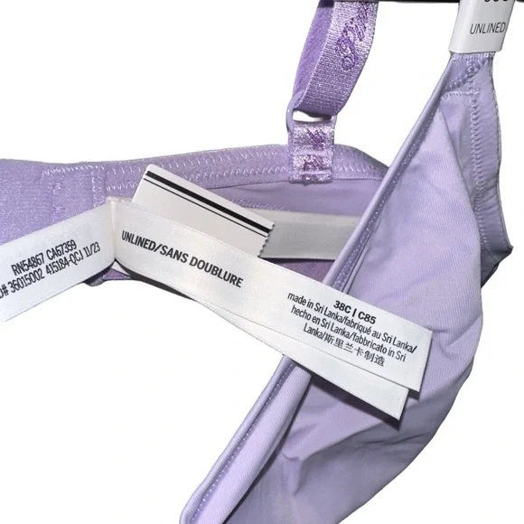 Victoria's Secret Light Purple Unlined Bra - Picture 6 of 7